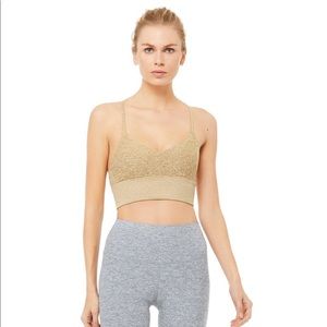 Alosoft Lavish Bra in Caramel Heather // size S